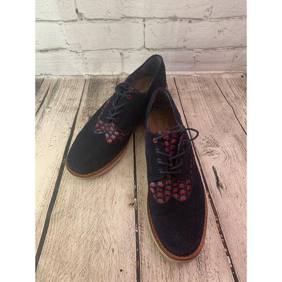 TOMS Men’s Brogue Republican Elephant Shoes / Size: 11 - Picture 1 of 10